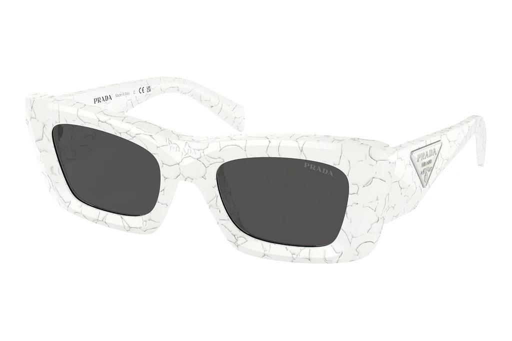 Prada   PR 13ZS 17D5S0 Dark GreyMatte White Marble