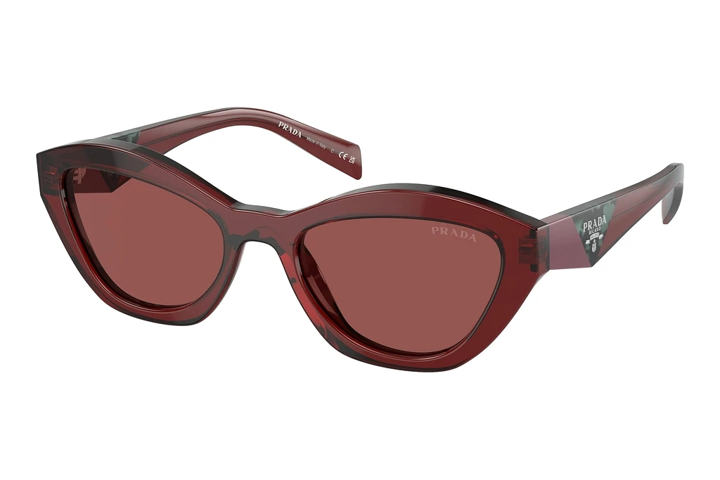Prada   PR A02S 18O80B Dark VioletRed Transparent