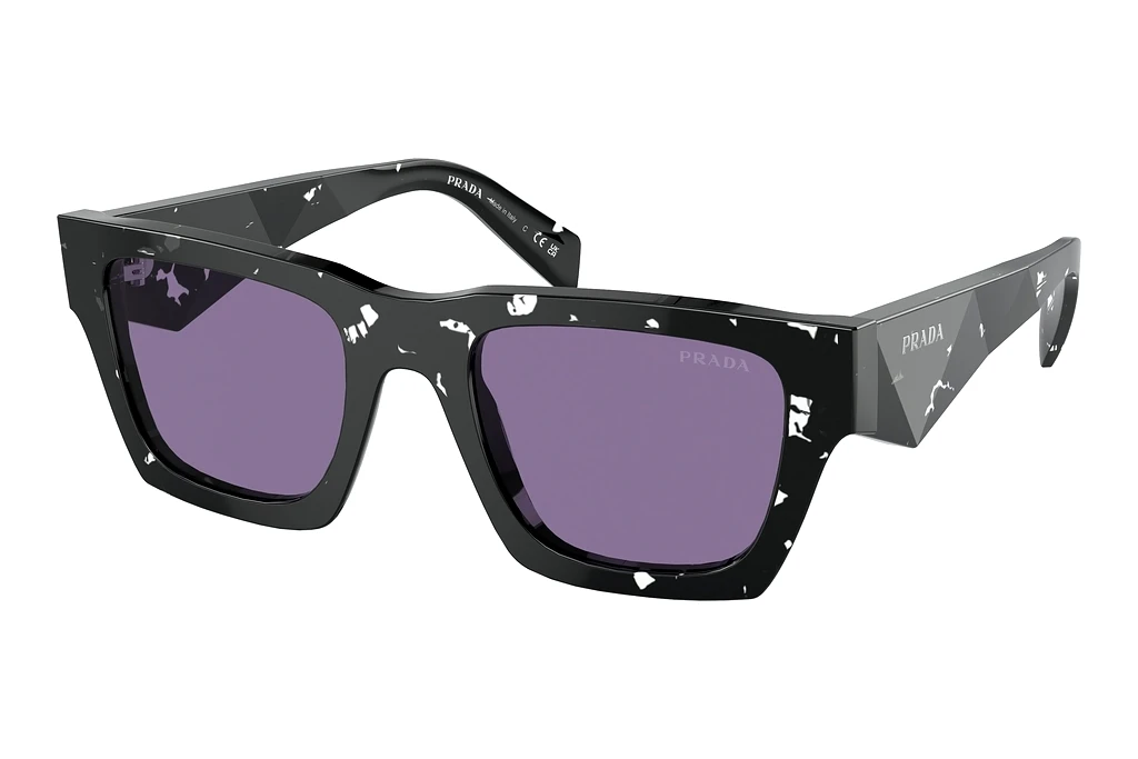 Prada   PR A06S 15O50B Violet Mirror Internal SilverTortoise Black Crystal