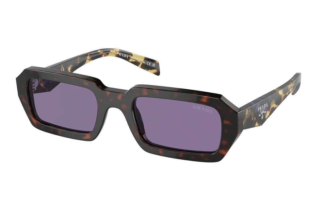 Prada   PR A12S 17N50B Violet Mirror Silver InternalHavana