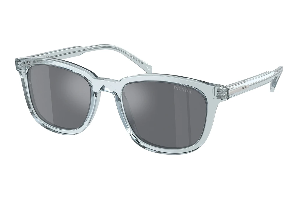 Prada   PR A21S 19T175 Dark Grey Flash SilverTransparent Azure