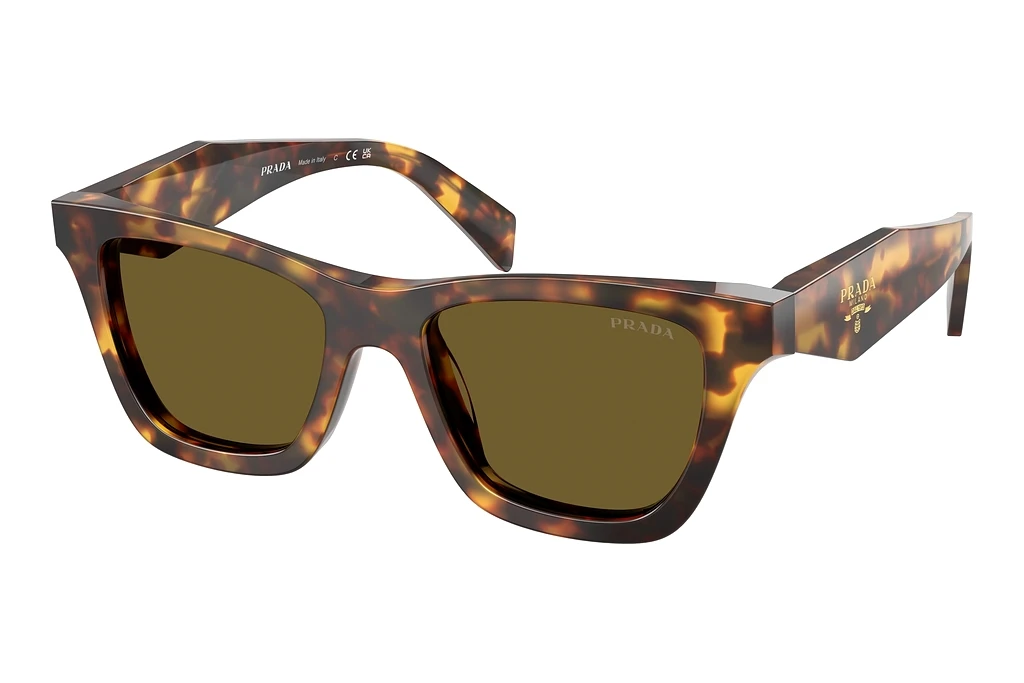 Prada   PR C07S 14L09Z Dark BrownHoney Tortoise