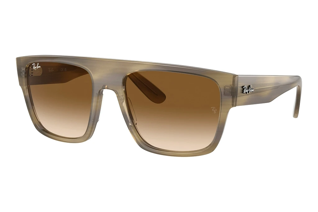 Ray-Ban   RB0360S 140551 Clear & BrownStriped Green
