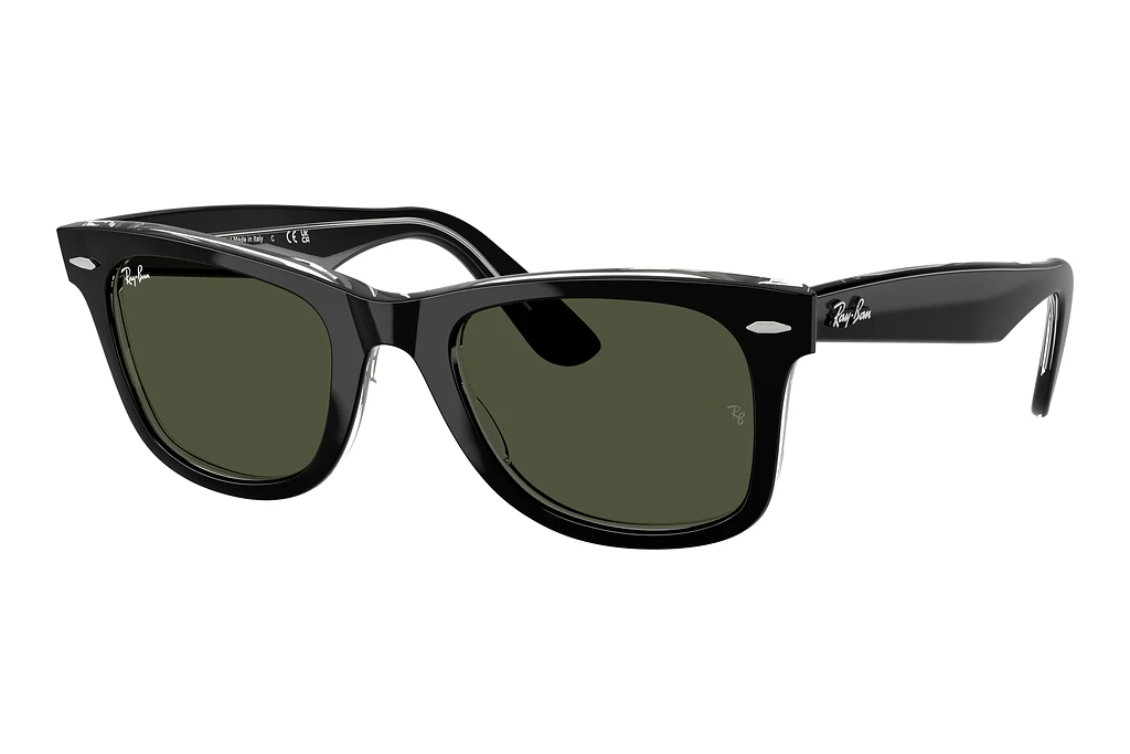 Ray-Ban   RB2140 129431 GreenBlack On Transparent