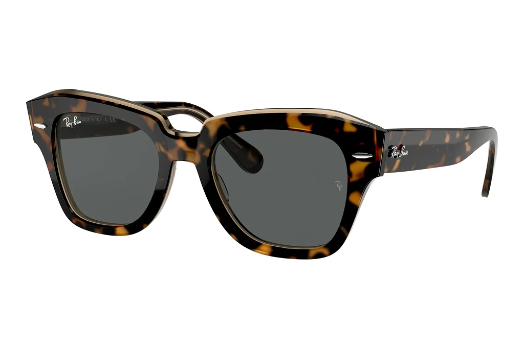 Ray-Ban   RB2186 1292B1 Dark GreyHavana On Transparent Brown