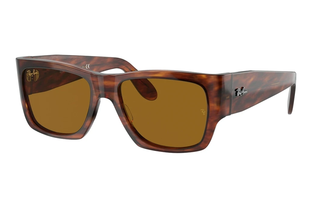 Ray-Ban   RB2187 954/33 B-15 BrownStriped Havana