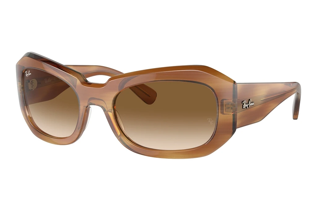 Ray-Ban   RB2212 140351 Clear & BrownStriped Brown