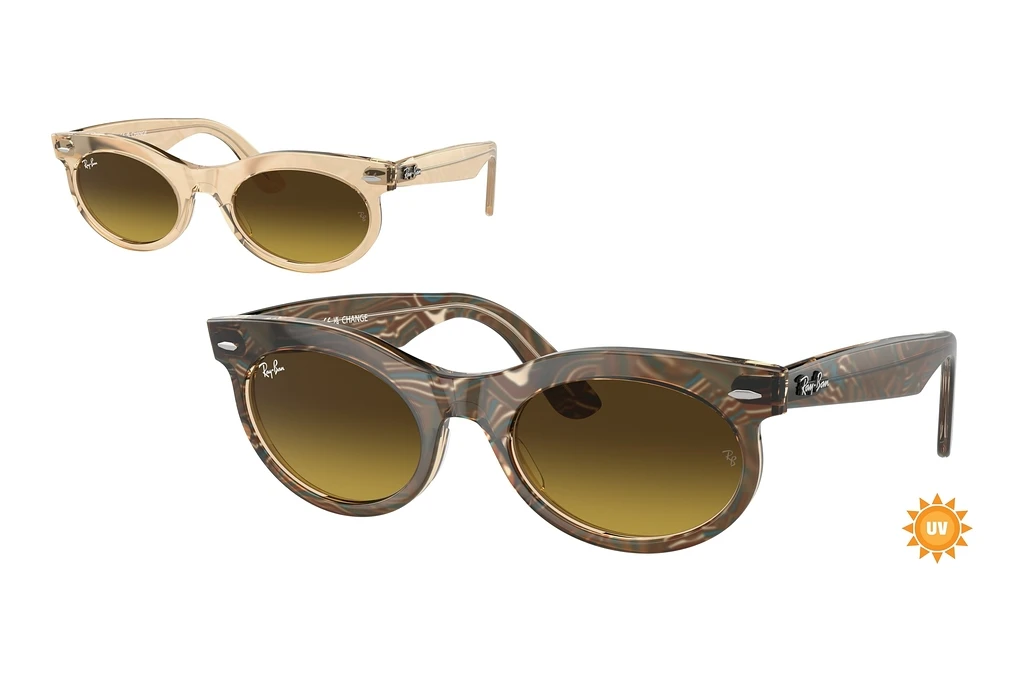 Ray-Ban   RB2242 138685 BrownPhoto Waves Brown