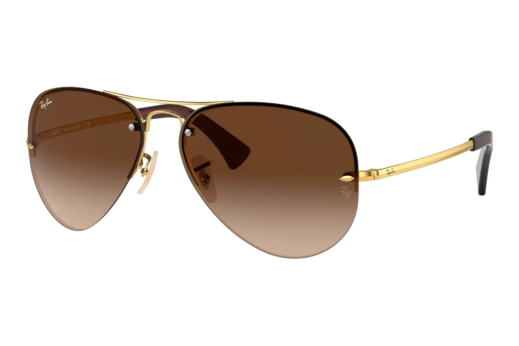 Ray-Ban   RB3449 001/13 Brown GradientArista Gold