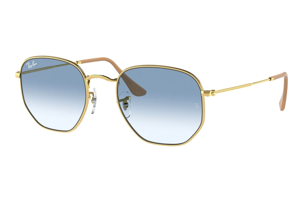 Ray-Ban   RB3548 001/3F Light Blue GradientArista Gold