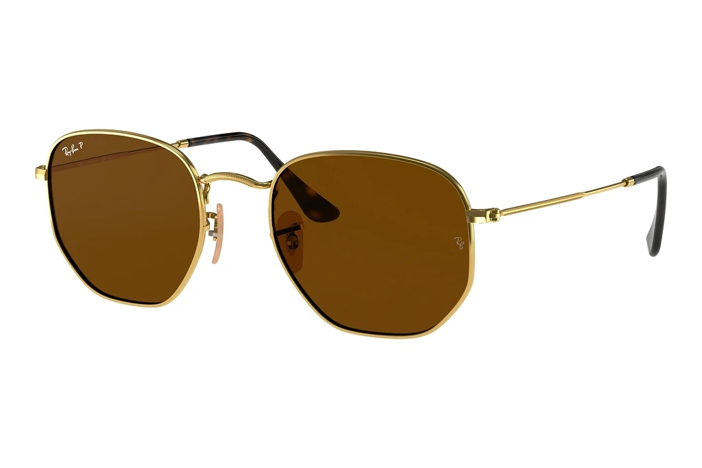 Ray-Ban   RB3548N 001/57 B-15 BrownArista Gold
