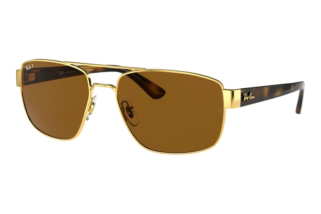 Ray-Ban   RB3663 001/57 B-15 BrownArista Gold