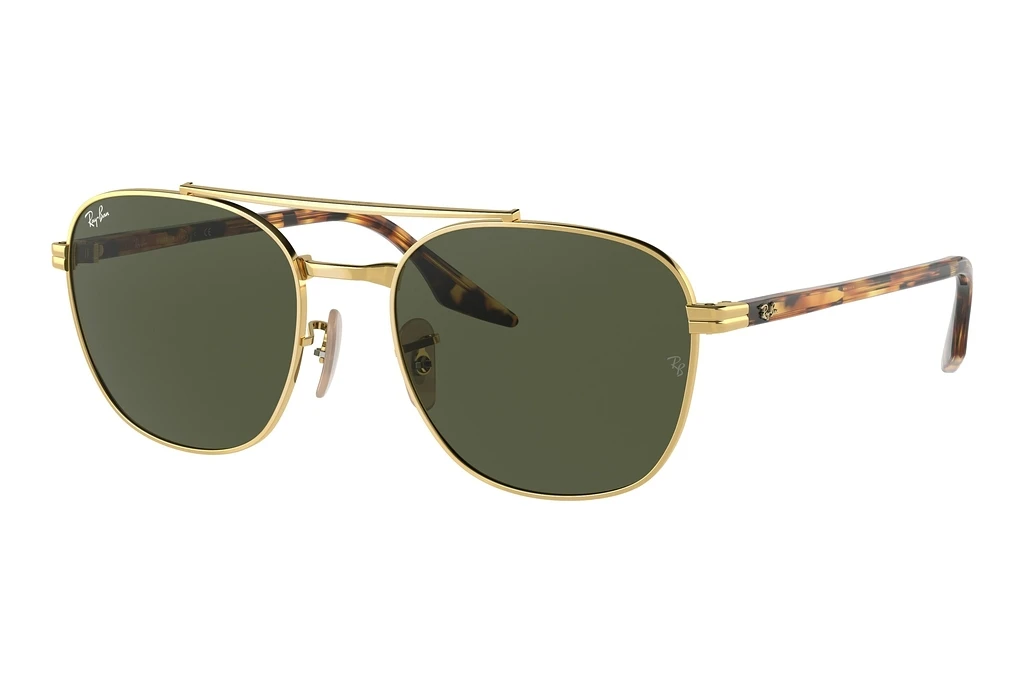 Ray-Ban   RB3688 001/31 GreenArista Gold