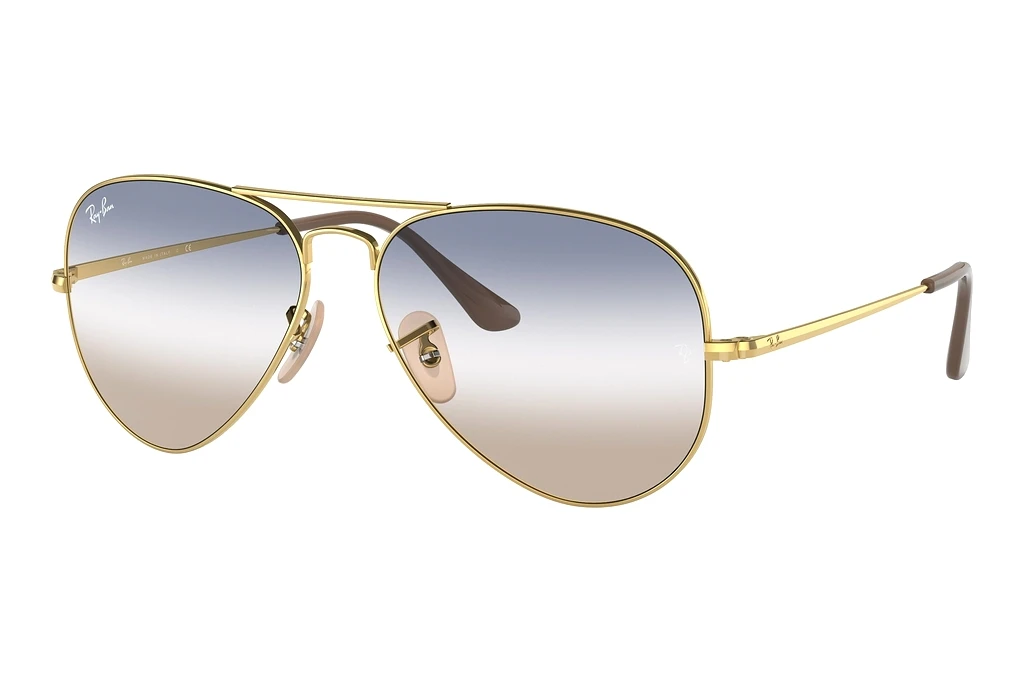 Ray-Ban   RB3689 001/GD Blue/Brown GradientArista Gold