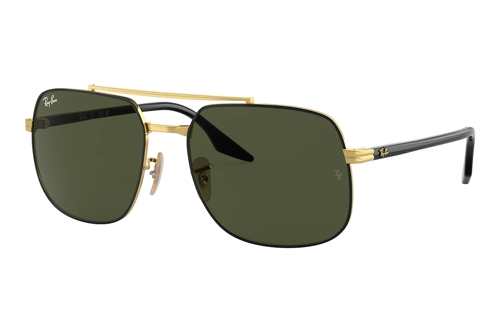 Ray-Ban   RB3699 900031 GreenBlack On Gold