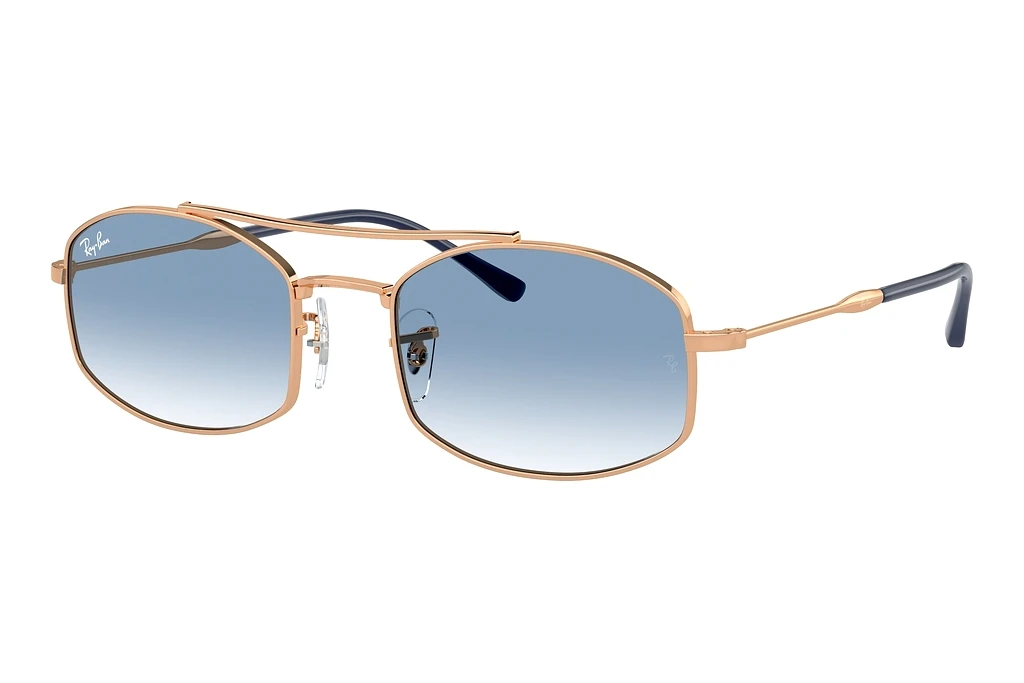 Ray-Ban   RB3719 92623F Light BlueRose Gold