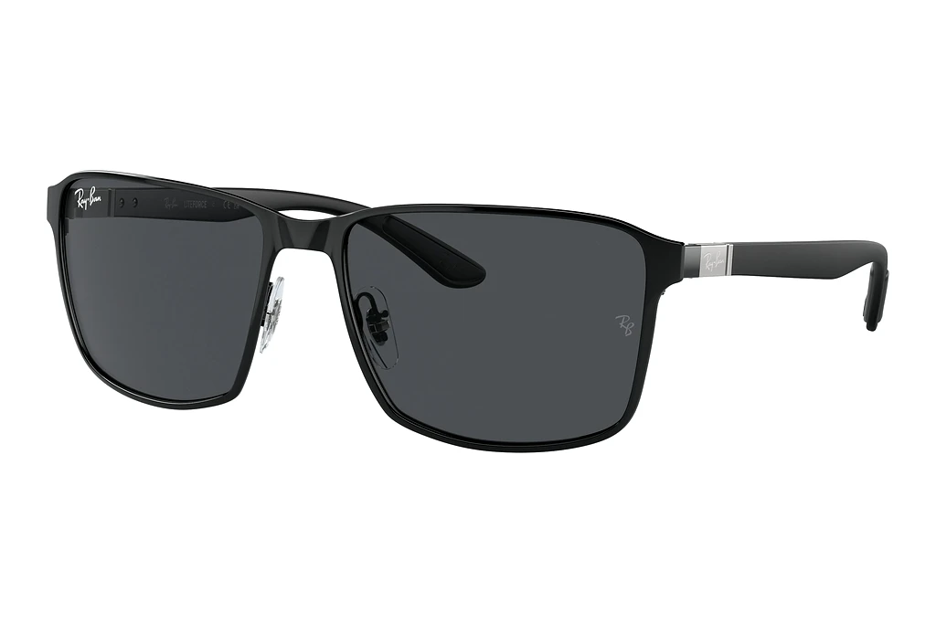Ray-Ban   RB3721 186/87 Dark GreyBlack On Black