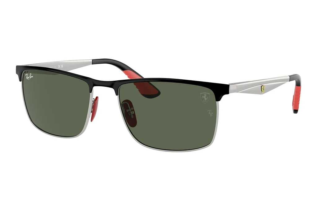 Ray-Ban   RB3726M F06071 Dark GreenBlack On Silver