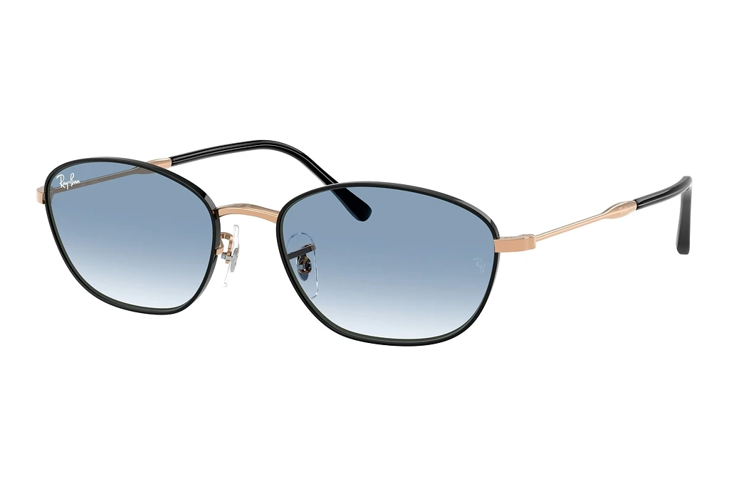 Ray-Ban   RB3749 92723F Clear Gradient BlueBlack On Rosegold