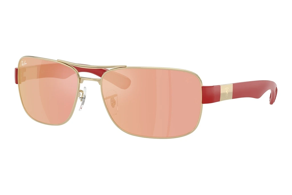 Ray-Ban   RB3763M F1216Q Brown Mirror Red/YellowPale Gold