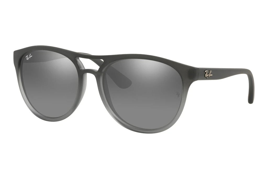 Ray-Ban   RB4170 852/88 Grey Mirror Silver GradientRubber Grey On Clear Grey
