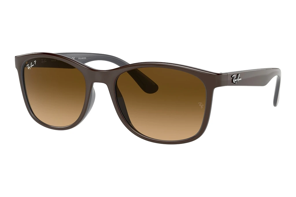 Ray-Ban   RB4374 6600M2 BrownBrown On Grey