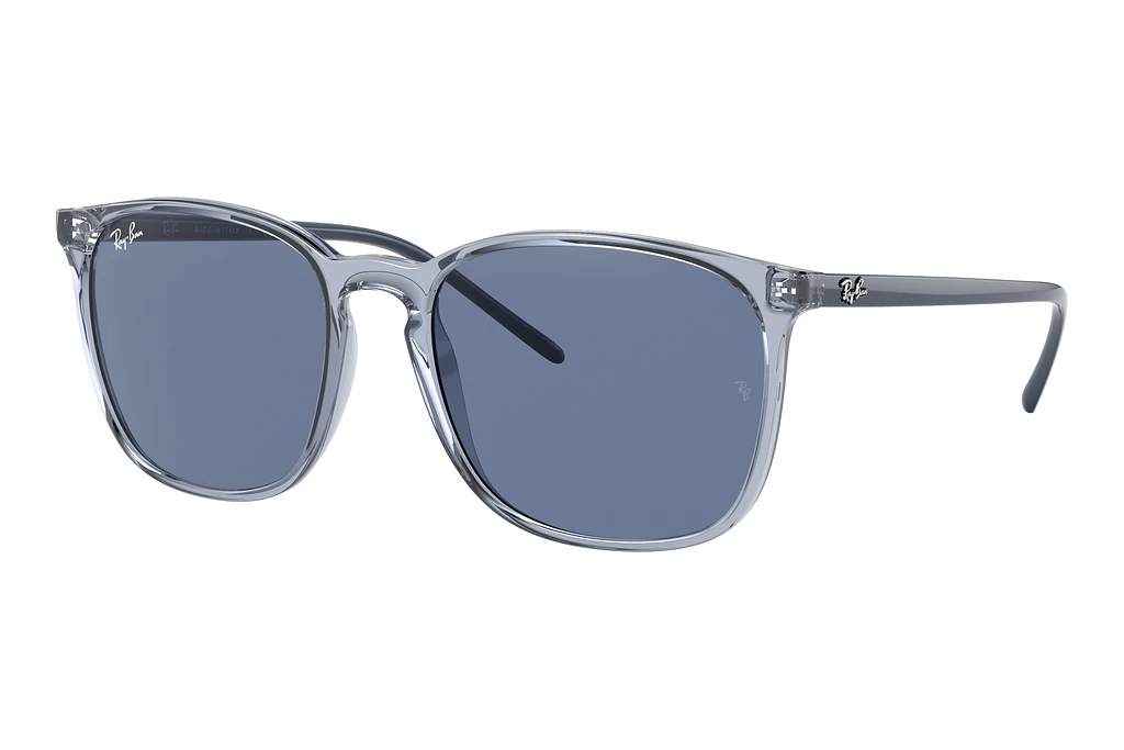 Ray-Ban   RB4387 639980 Dark BlueTransparent Blue