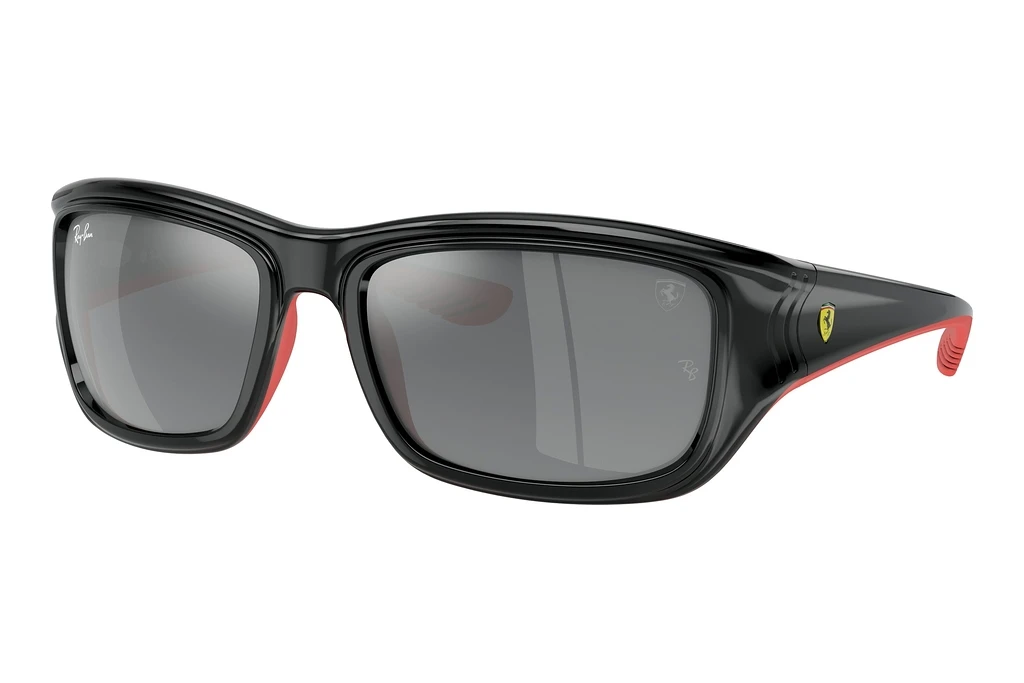 Ray-Ban   RB4405M F6016G SilverBlack On Red