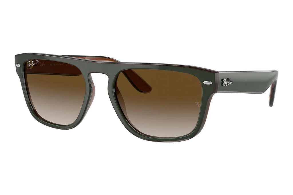 Ray-Ban   RB4407 6732T5 BrownGreen & Dark Grey & Transparent Brown