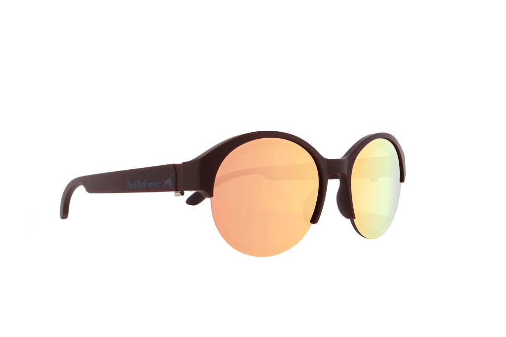 Red Bull SPECT   WING5 008PN brown with peach mirror POLburgundy