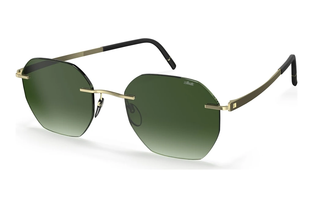 Silhouette   8748 8540 greenMat Gold