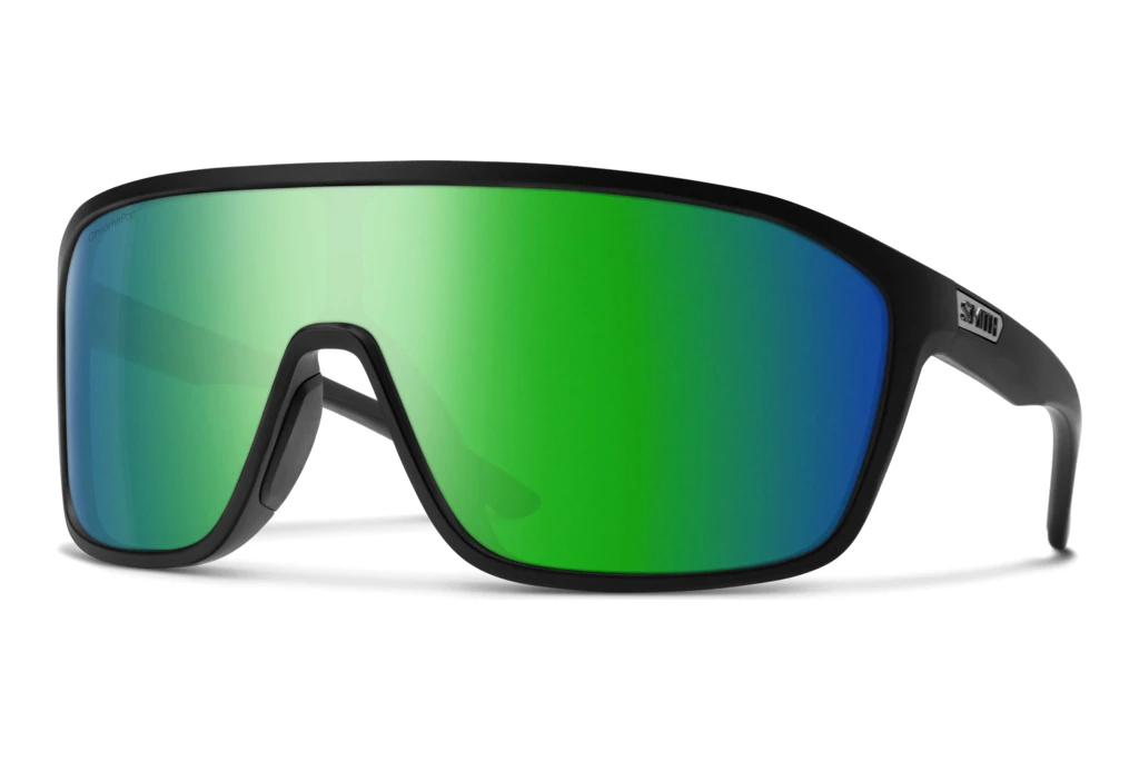 Smith   BOOMTOWN 003/ZY GREEN MULTILAYER POLARIZED CHROMAPOPMATTE BLACK