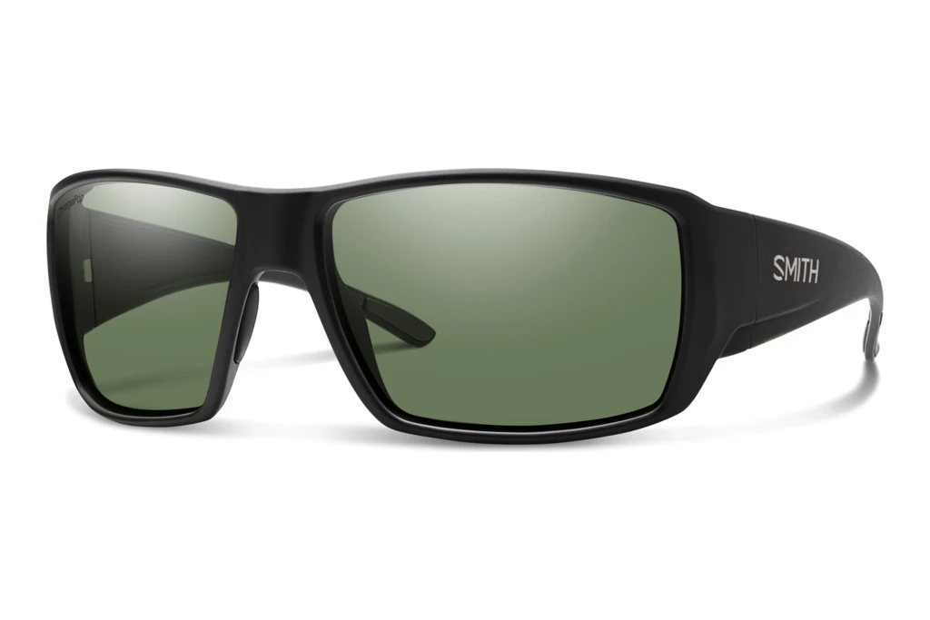 Smith   GUIDE CHOICE/N 003/L7 GREEN POLARIZED HIGH CONTRASTMATTE BLACK