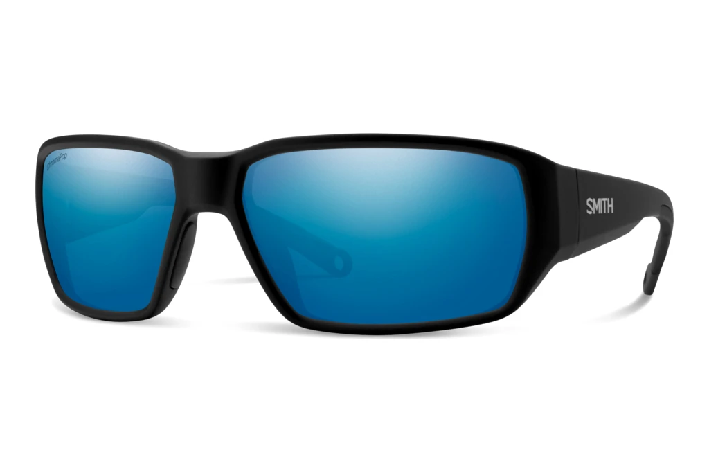 Smith   HOOKSET 003/QG BLUE MIRROR POLARIZED HIGH CONTRASTMATTE BLACK