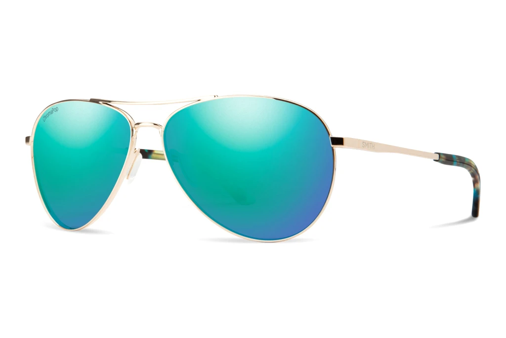 Smith   LANGLEY 2 J5G/QG BLUE MIRROR POLARIZED HIGH CONTRASTGOLD