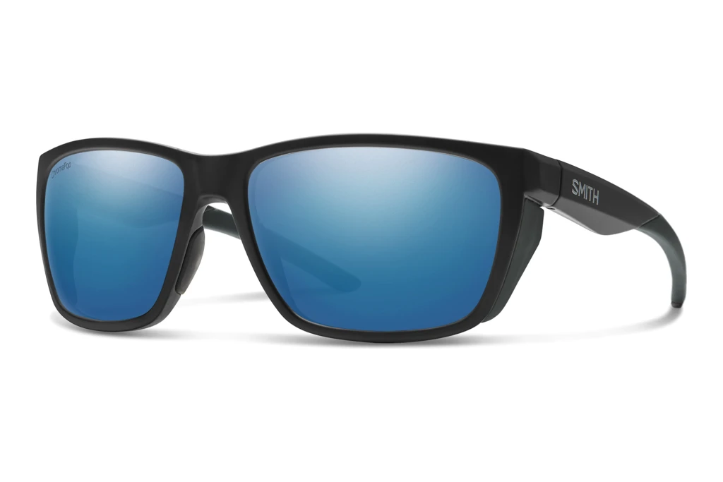 Smith   LONGFIN/S 003/QG BLUE MIRROR POLARIZED HIGH CONTRASTMATTE BLACK