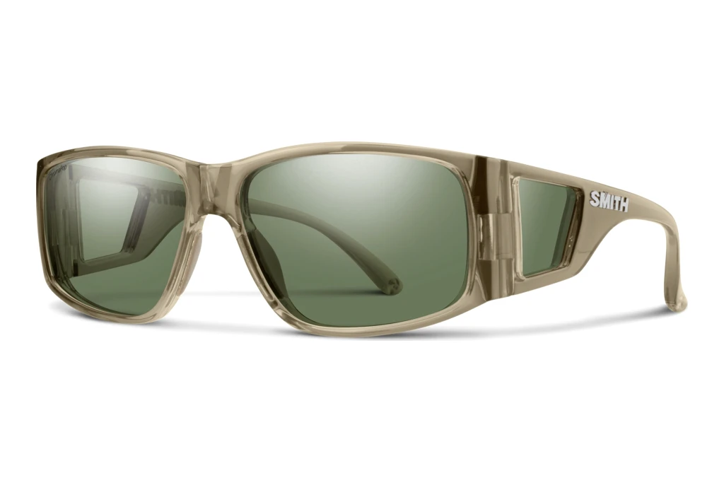 Smith   MONROE PEAK 63M/L7 GREEN POLARIZED HIGH CONTRASTCRYSTAL GREY
