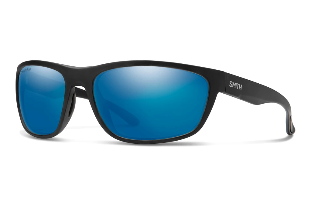 Smith   REDDING/S 003/QG BLUE MIRROR POLARIZED HIGH CONTRASTMATTE BLACK