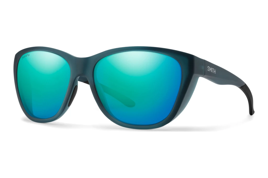 Smith   SHOAL FJM/QG BLUE MIRROR POLARIZED HIGH CONTRASTMATTE BLUE CRYSTAL