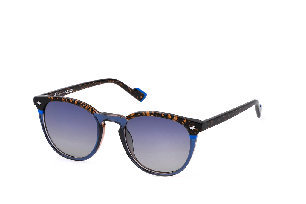 Sting   SST516 0D25 BLUE GRADIENTBLUE TOP+BROWN