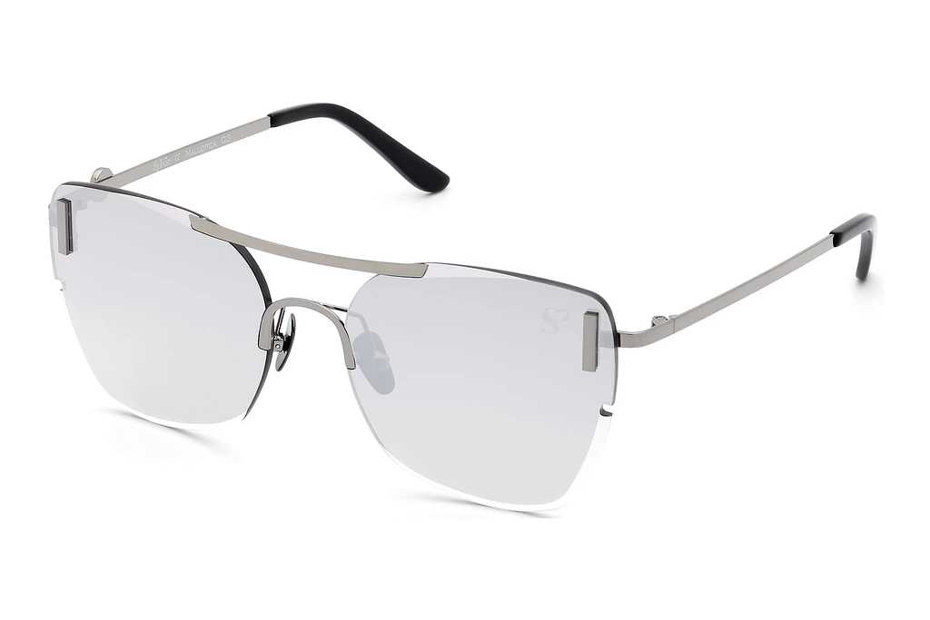 Sylvie Optics   Mallorca 03 grey grad/ silver mirrorgun