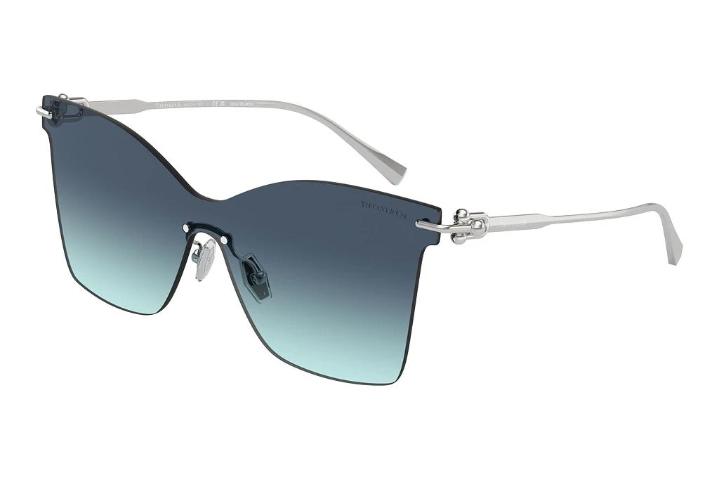 Tiffany   TF3103K 62139S Azure Gradient BlueSilver Gold Plated