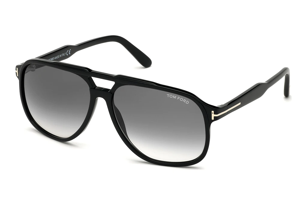 Tom Ford   FT0753 01B grau verlaufendGlänzend Schwarz