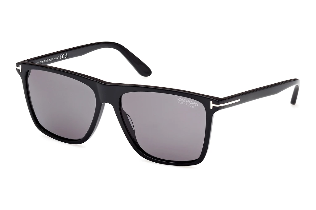 Tom Ford   FT0832 01D grau polarisierendGlänzend Schwarz
