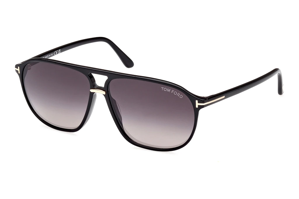 Tom Ford   FT1026 01B grau verlaufendGlänzend Schwarz