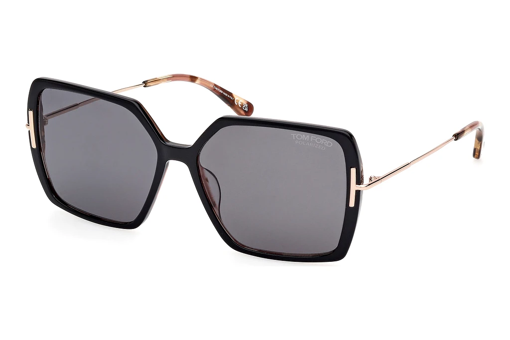 Tom Ford   FT1039 05D grau polarisierendSchwarz/Havanna