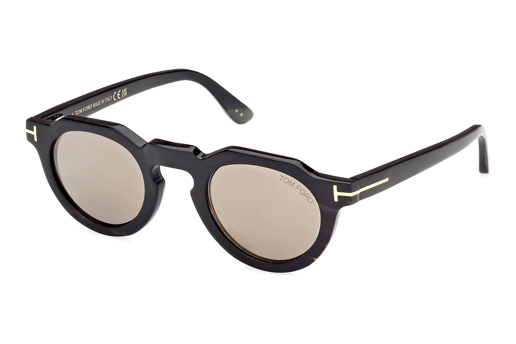 Tom Ford   FT1129-P 64L roviex verspiegeltBunt Horn