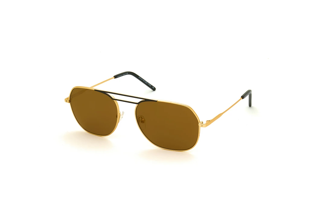 VOOY by edel-optics   Edebali Sun 110-01 brown with gold mirrormatt gold