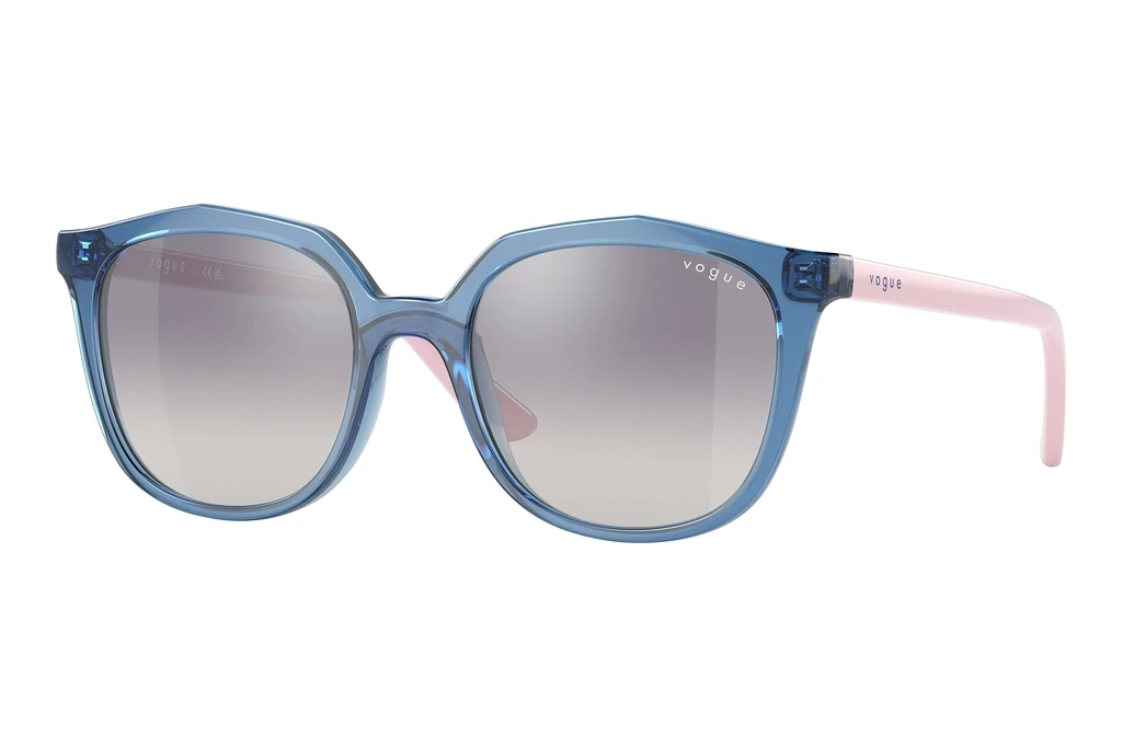 Vogue Eyewear   VJ2016 28387B Gradient Light Blue Mirror SilverTransparent Blue