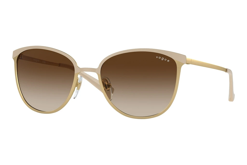 Vogue Eyewear   VO4002S 996S13 Brown GradientTop Matte Beige/Brushed Gold